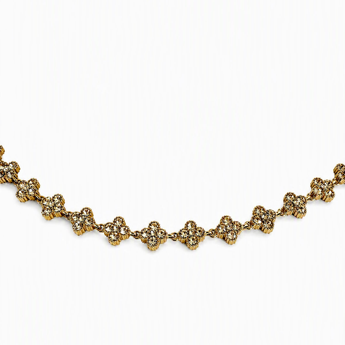 Aurora — Bracelet Strass Fleur