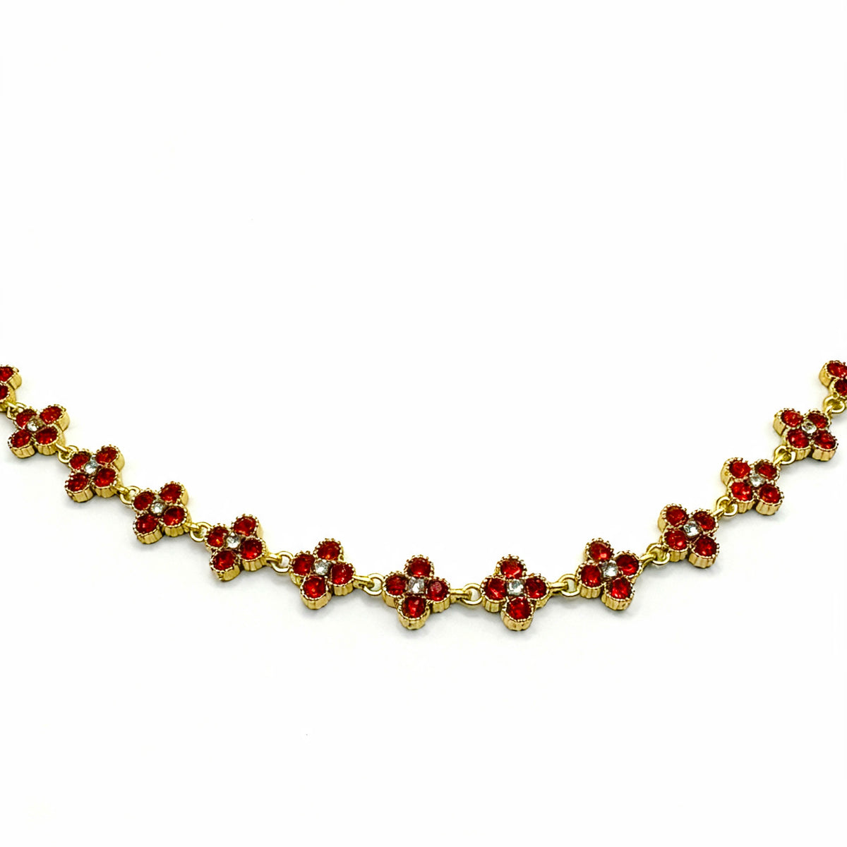 Aurora — Bracelet Strass Fleur