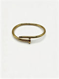 Adriana — Bracelet Bangle Clou Doré