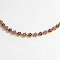 Violeta — Bracelet Strass Fleur Violet