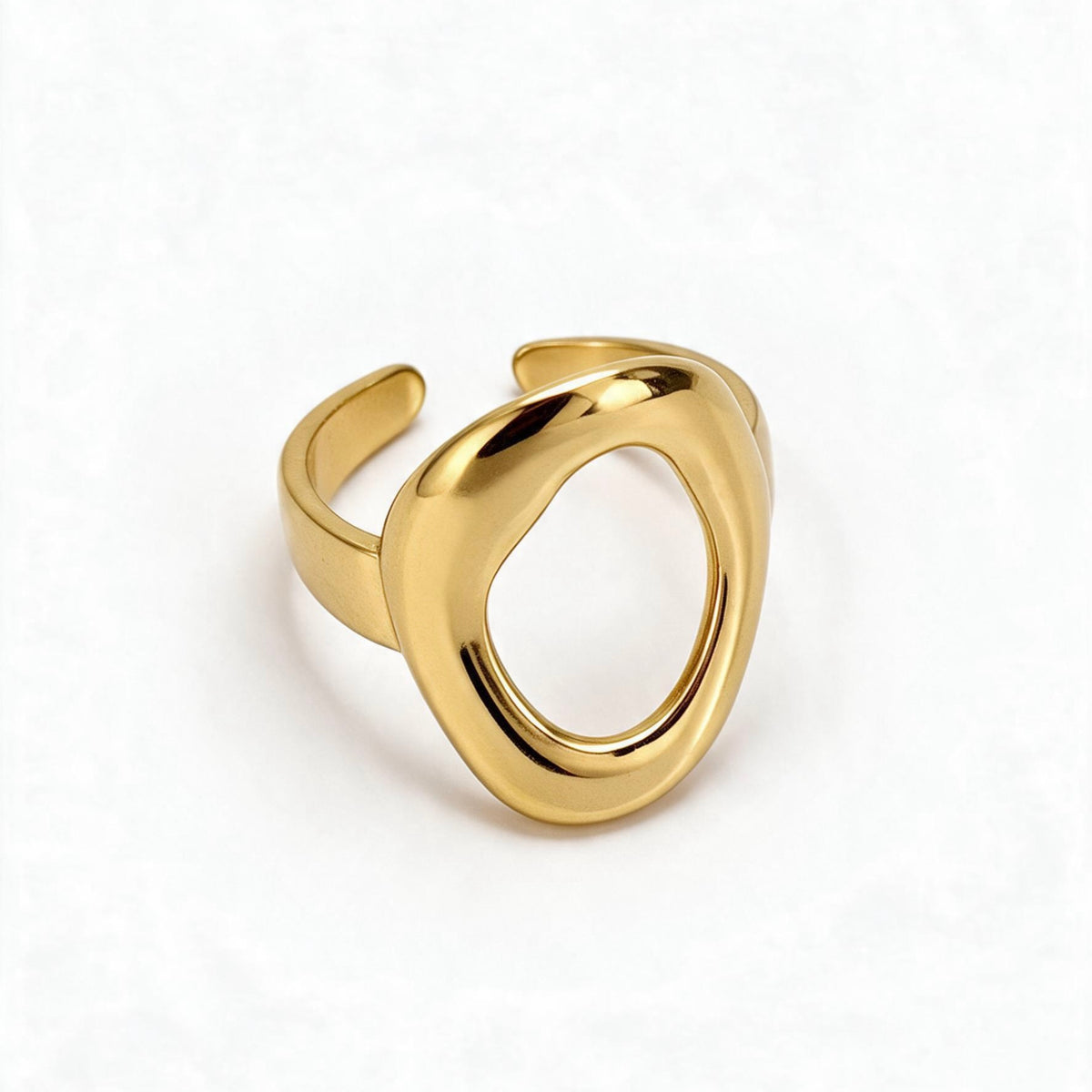 Aria — Bague Ouverte Géométrique