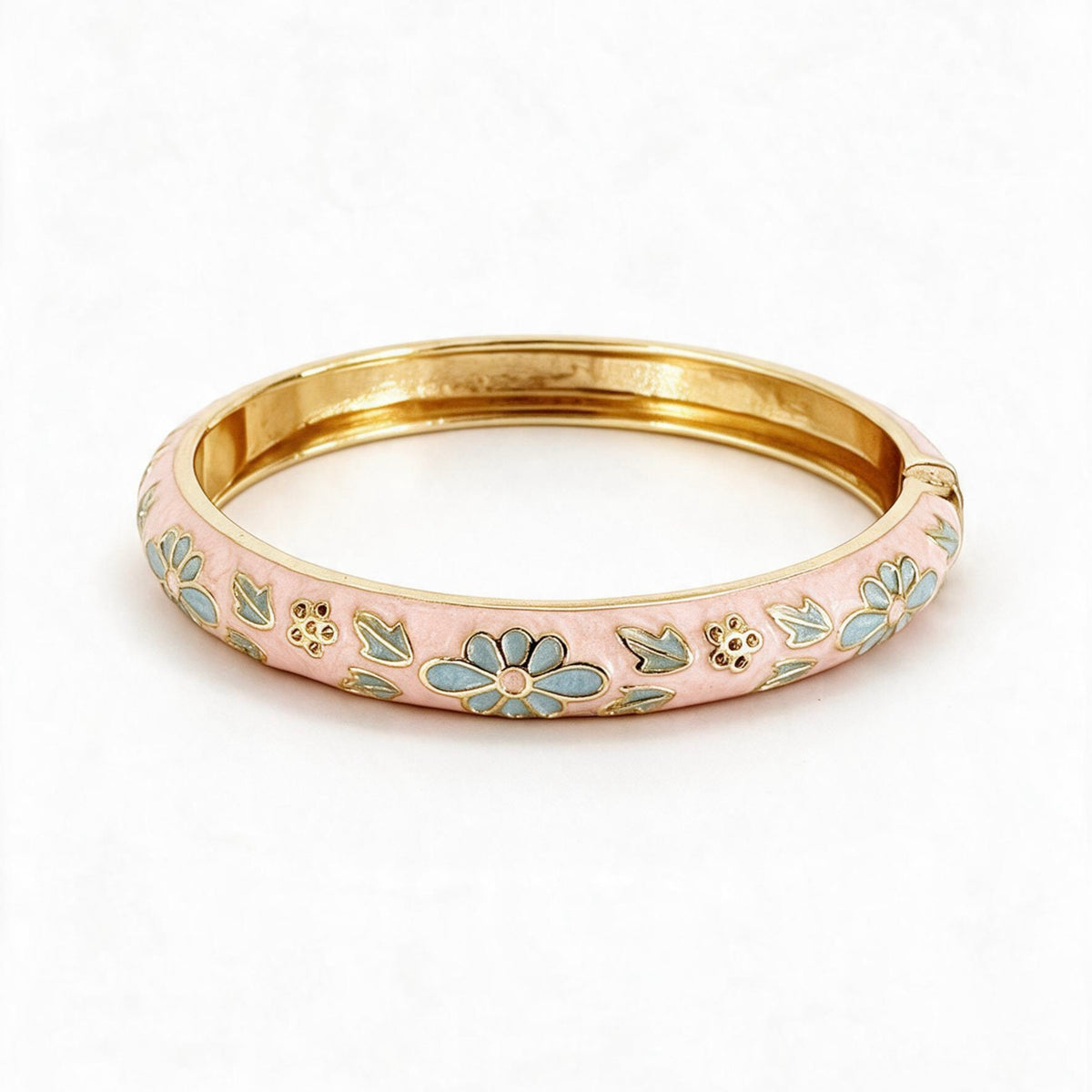 Graziella — Bracelet Fleurs Émaillées