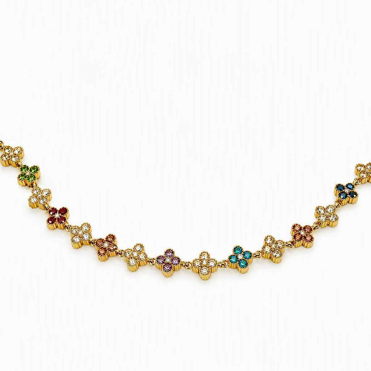 Aurora — Bracelet Strass Fleur