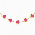 Malvina — Bracelet Fleurs Rose