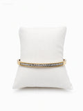 Catalina — Bracelet Bangle Doré Strass