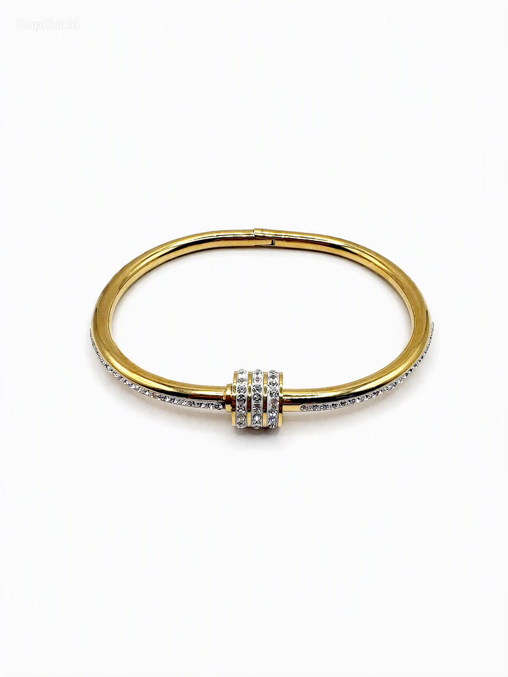 Valeria — Bracelet Bangle Anneau Strass