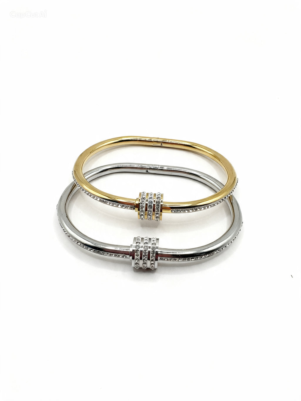 Valeria — Bracelet Bangle Anneau Strass