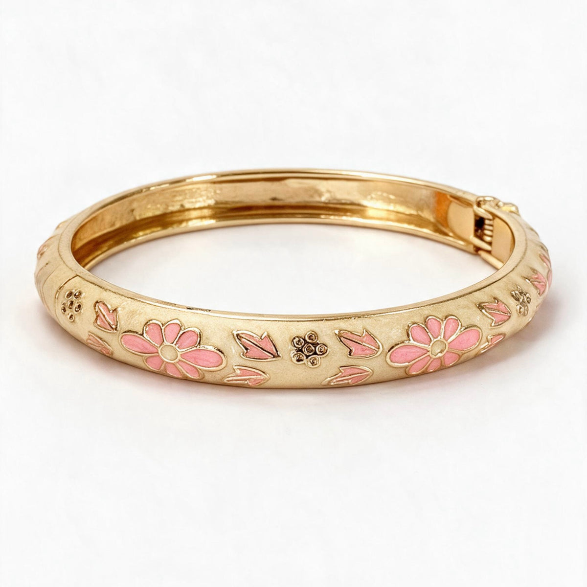 Graziella — Bracelet Fleurs Émaillées